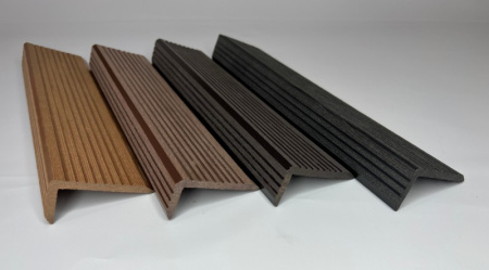 Угол торцевой Экодекинг Техно 70х35x3000 Бронза