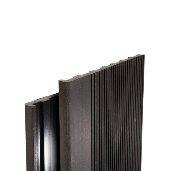 Ступень Ecodecking Техно полнотелая 345х22х3000 Венге