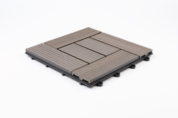 Садовый паркет 30х30 см, CM Decking, вельвет (Венге)